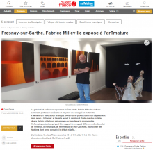 Fresnay-sur-Sarthe. Fabrice Milleville expose à l’arTmature de Ouest France