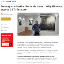 Fresnay-sur-Sarthe. Ruine de l’âme : Willy Bihoreau expose à l’ArTmature de Ouest France