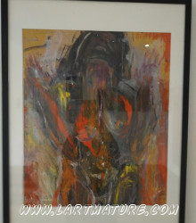 A la sueur de mon sexe II - Trance - Peinture de Alexandre Yterce