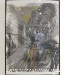 La bête et la pisse - Fièvre détournée - Dessin, Peinture de Alexandre Yterce