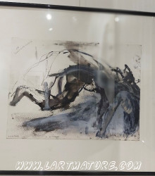 La chamane-louve - Dessin, Peinture de Alexandre Yterce