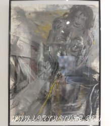 La bête et la pisse - Fièvre détournée - Dessin, Peinture de Alexandre Yterce
