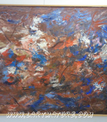 Caverne - Peinture de André Voisin