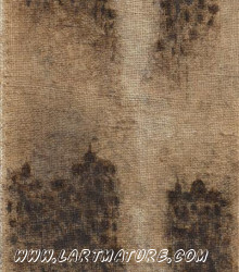 Cités endormies XLVIII - Peinture de Christian RONCERAY 