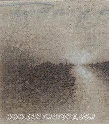 Paysage-mémoire LXVIII de Christian RONCERAY Paysage-mémoire LXVIII - Peinture de Christian RONCERAY