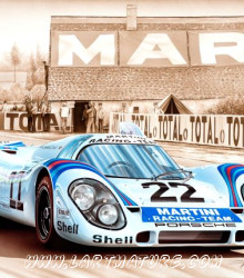 Porsche 917 K – Le Mans 1971 - Peinture de François Bruère