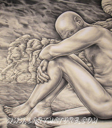 Dorsale - Dessin, Peinture de Jean-Paul Minster