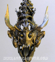 Masque Guerrier 1 - -Assemblage de Jean-Paul Minster