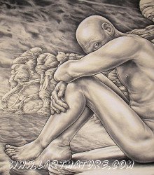 Dorsale - Dessin, Peinture de Jean-Paul Minster