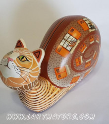 Minou chagouille - Sculpture de Jean-Paul Ratier