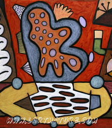 O.V.N.I. N°32 - Peinture de Joël Lorand