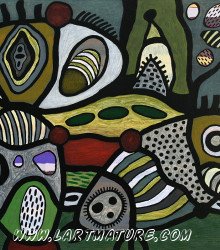 O.V.N.I. N°31 - Peinture de Joël Lorand