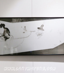 Échafaudage Contemplation 05 - Dessin, Peinture de Niki Neuts