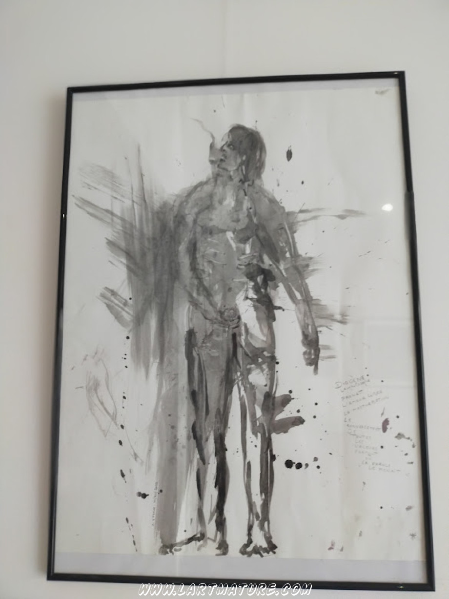 Diogène de Alexandre Yterce Diogène - Peinture de Alexandre Yterce