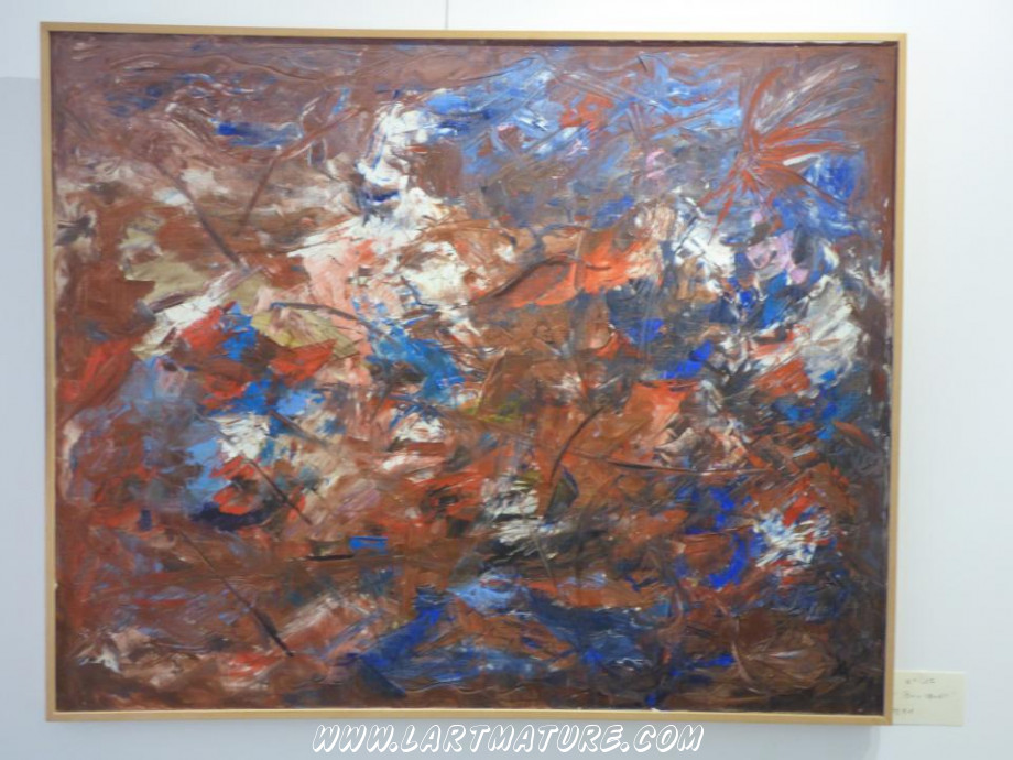Caverne - Peinture de André Voisin
