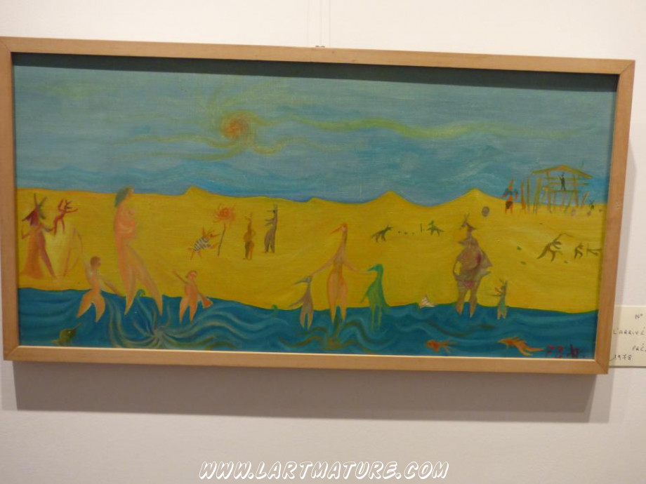 L'arrivée des prédateurs de André Voisin L'arrivée des prédateurs - Peinture de André Voisin