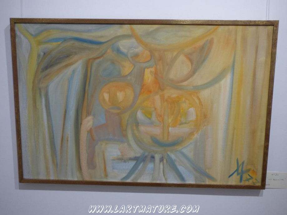 Le bouvier - Peinture de André Voisin