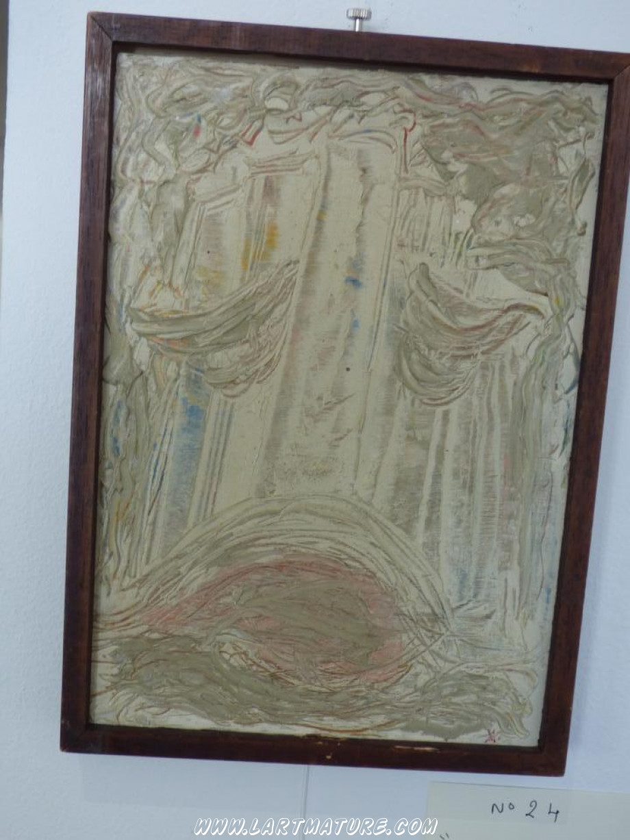 Visage forteresse de André Voisin Visage forteresse - Peinture de André Voisin