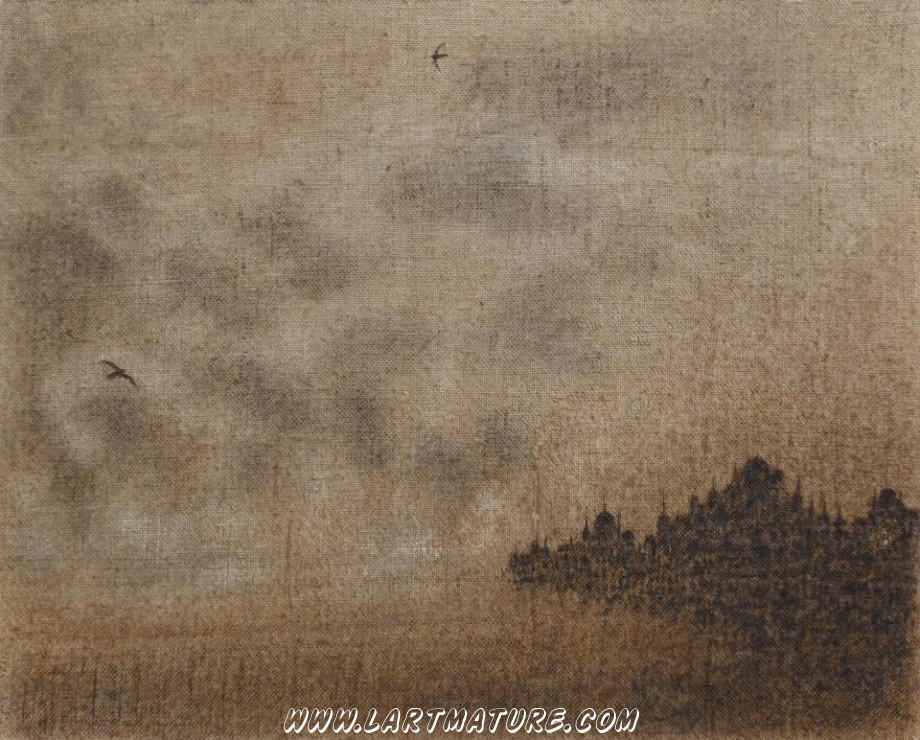 Paysage-mémoire XXXIII - Peinture de Christian RONCERAY 