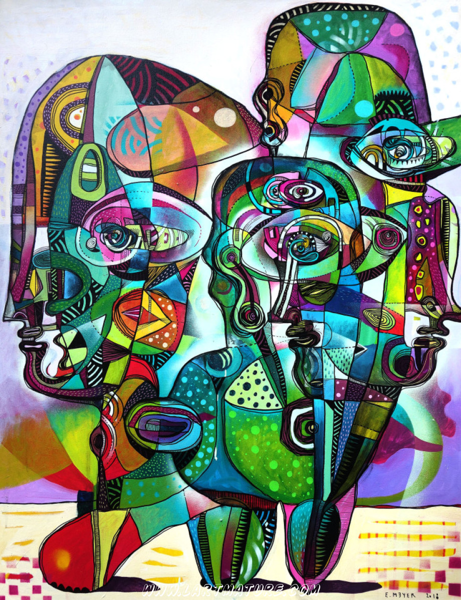 C'est par où la sortie - Dessin, Peinture de Eric Meyer