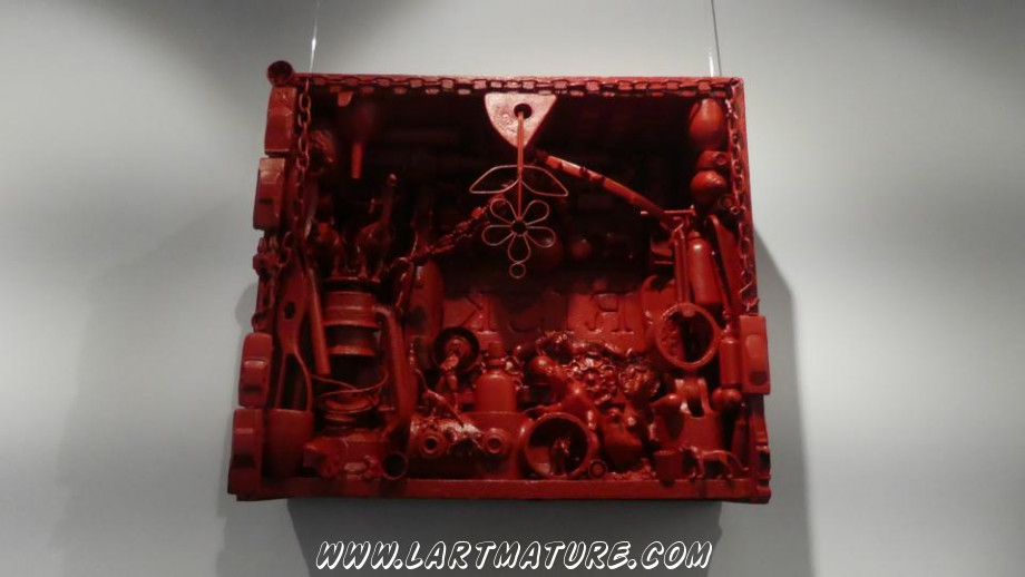 Tiroir rouge - RISK - Collage 3D de 