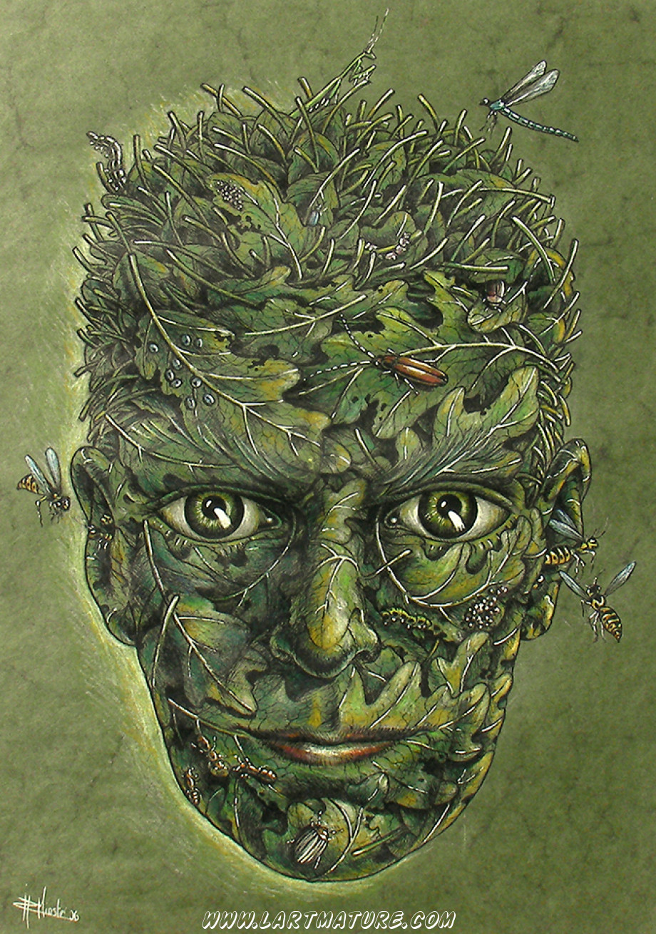 Chêne-Été de Jean-Paul Minster Chêne-Été - Dessin, Peinture de Jean-Paul Minster