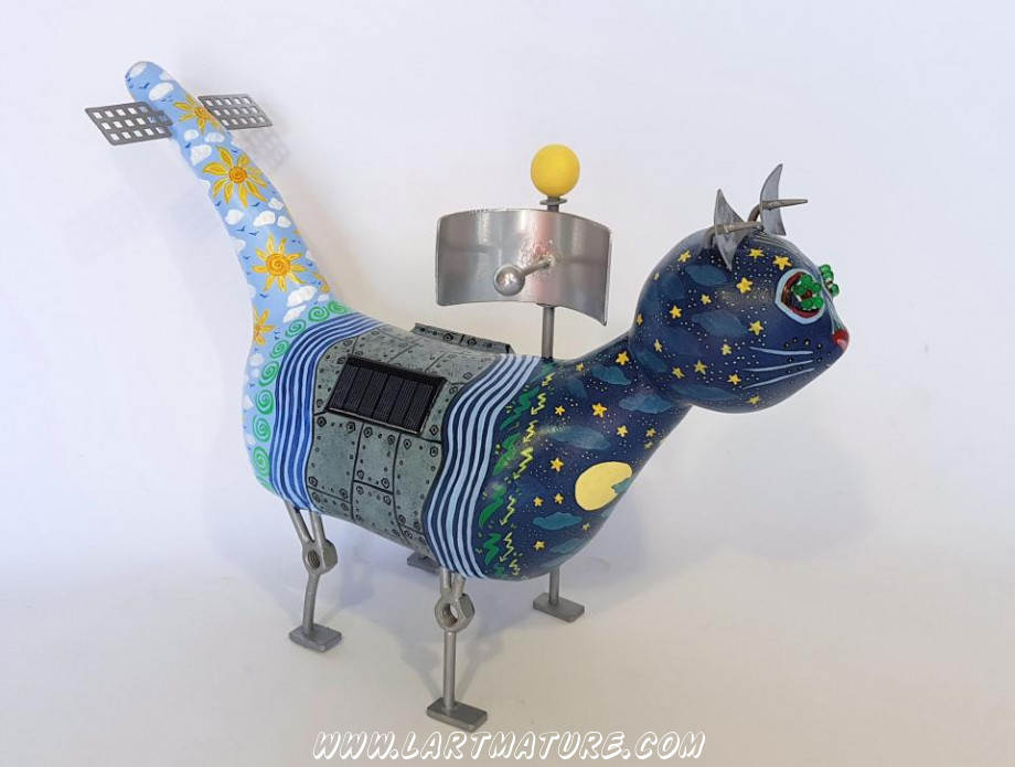 Chatellite - Sculpture de Jean-Paul Ratier