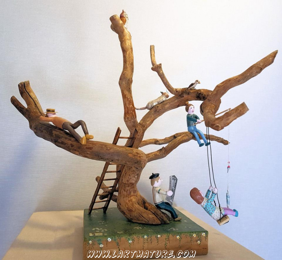 L'arbre aux loisirs - Sculpture de Jean-Paul Ratier