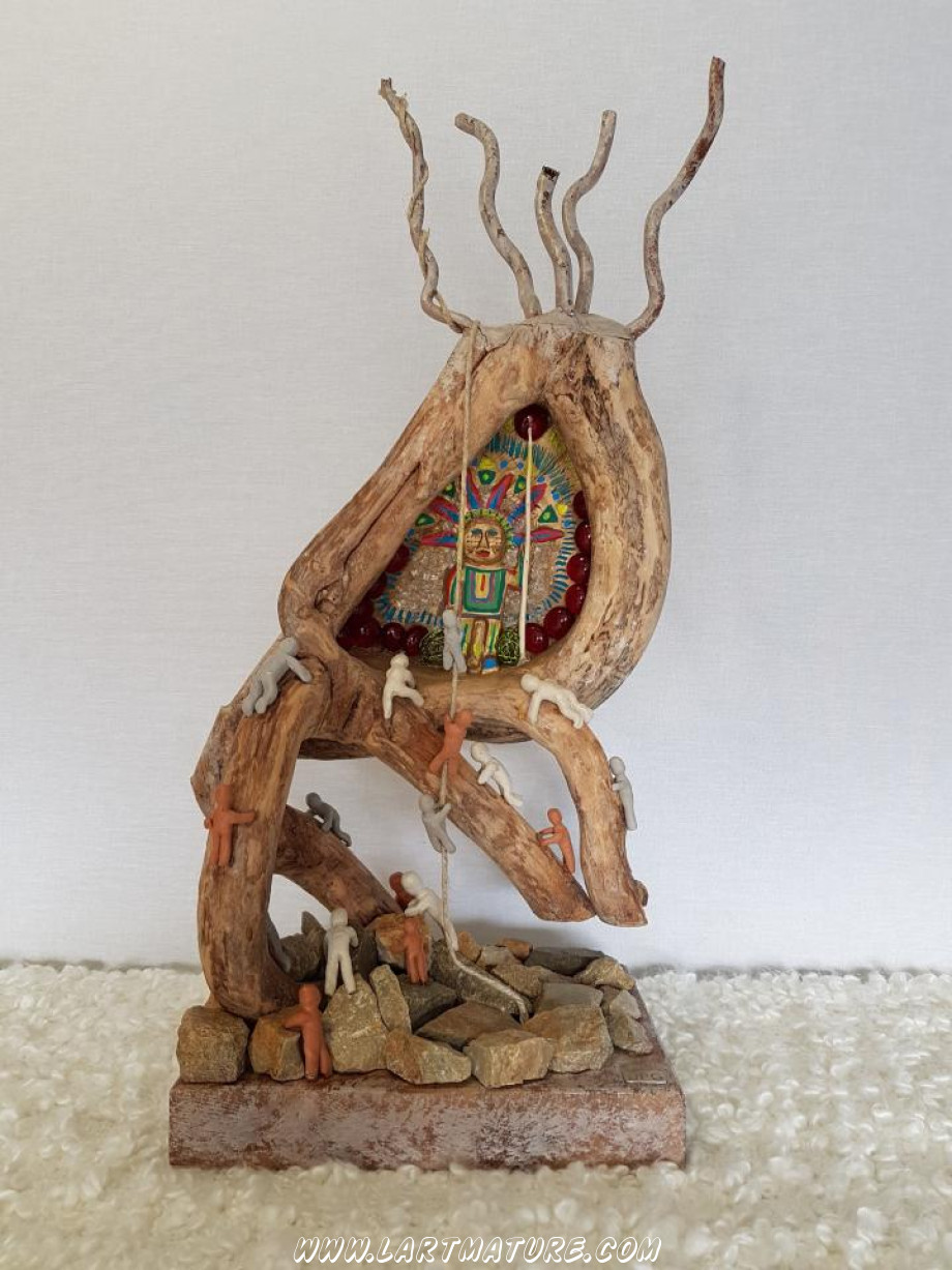 L'arbre mystérieux - Sculpture de Jean-Paul Ratier