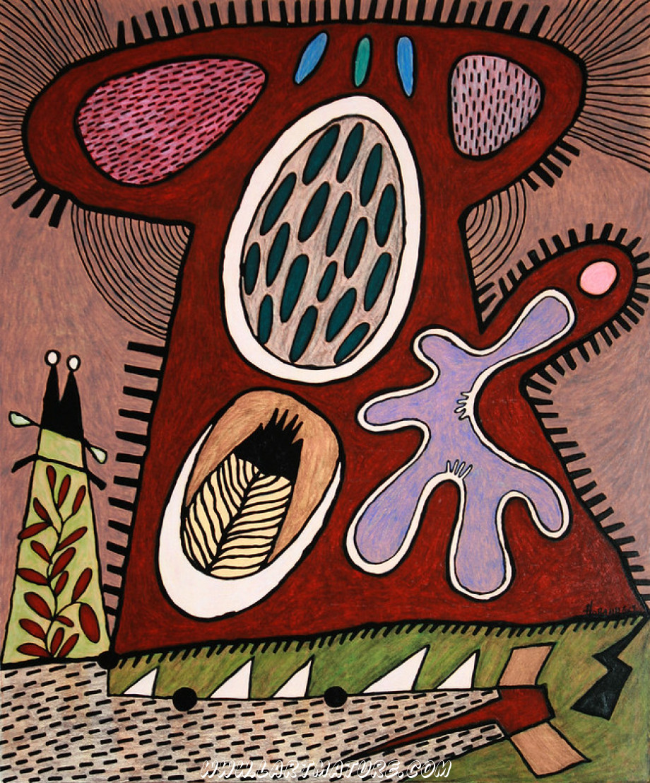 O.V.N.I. N°14 - Peinture de Joël Lorand