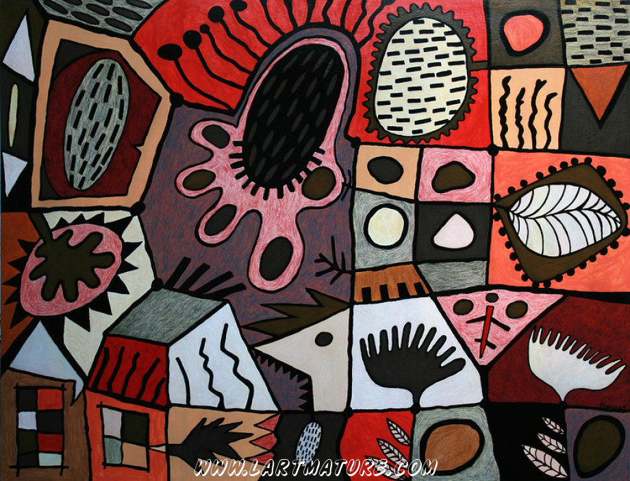 O.V.N.I. N°19 de Joël Lorand O.V.N.I. N°19 - Peinture de Joël Lorand