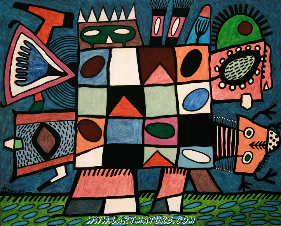 O.V.N.I. N°21 de Joël Lorand O.V.N.I. N°21 - Peinture de Joël Lorand