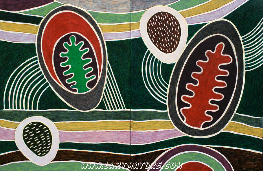 O.V.N.I. N°4 Dyptique - Peinture de Joël Lorand