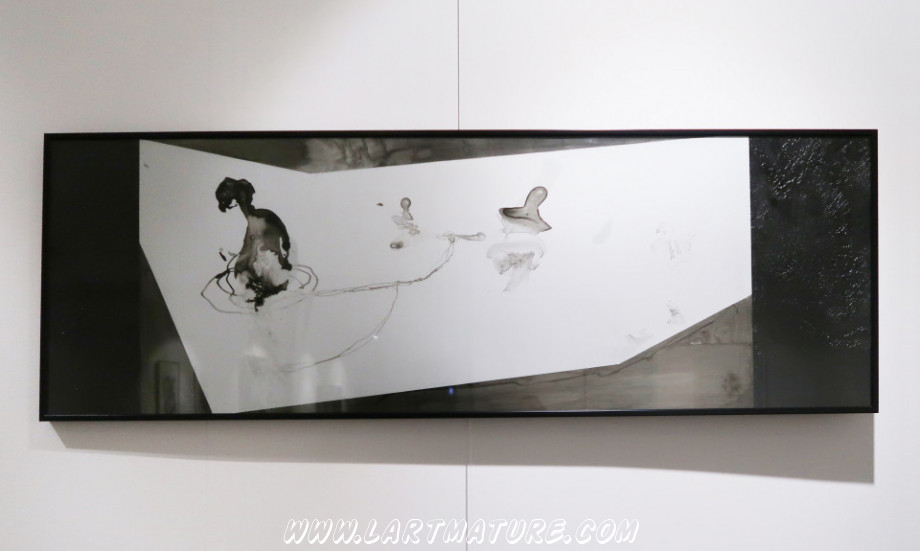 Échafaudage Contemplation 05 de Niki Neuts Échafaudage Contemplation 05 - Dessin, Peinture de Niki Neuts