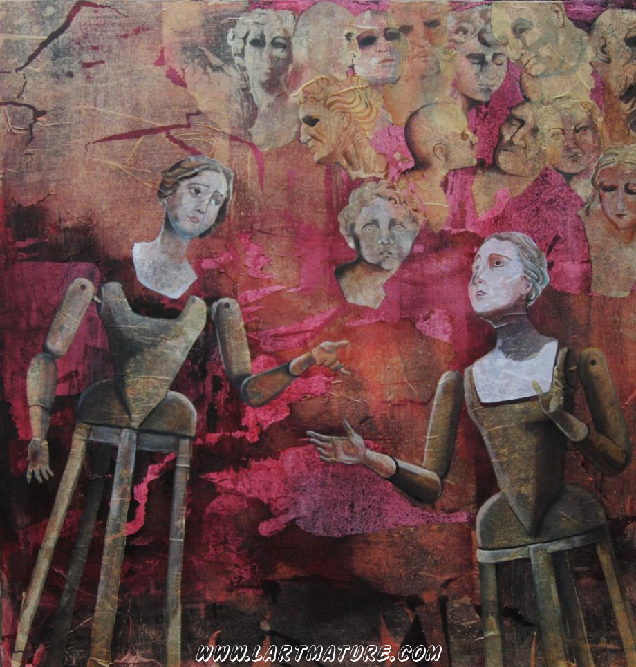 Les jongleuses de Les jongleuses - Peinture de