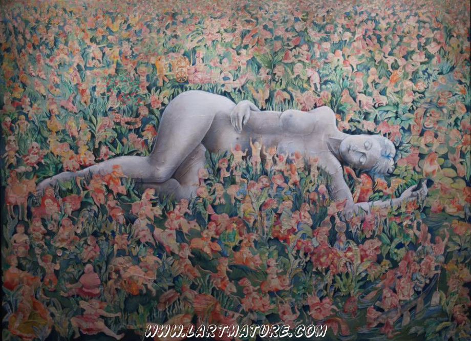 Primavera introspectiva de Primavera introspectiva - Peinture de