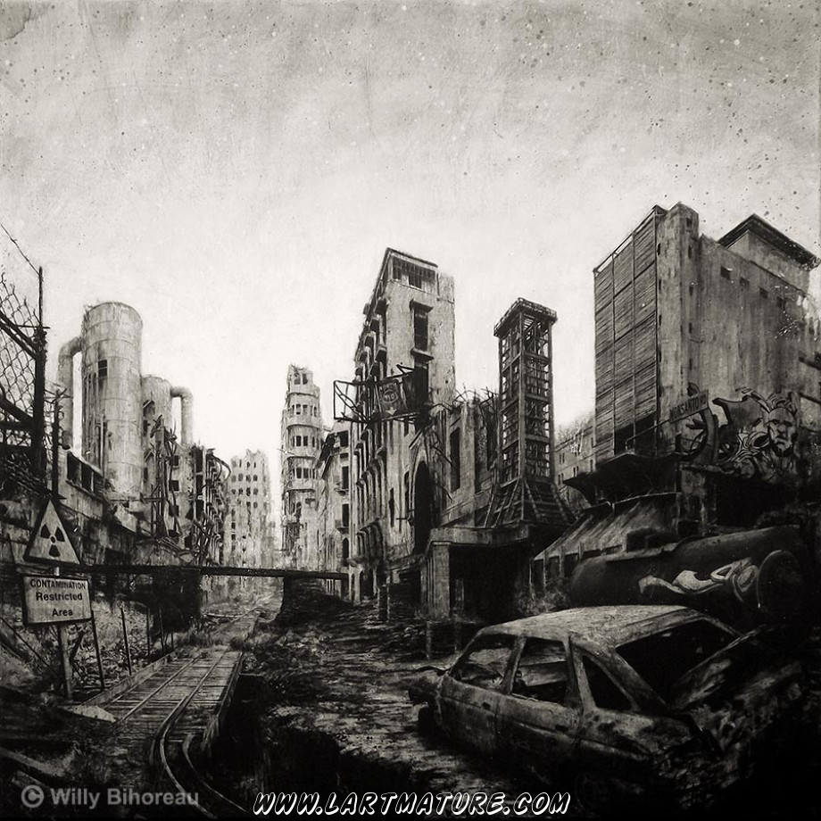 Monsanto Road - Art numérique, Peinture, Photographie, --Collage numérique de Willy Bihoreau