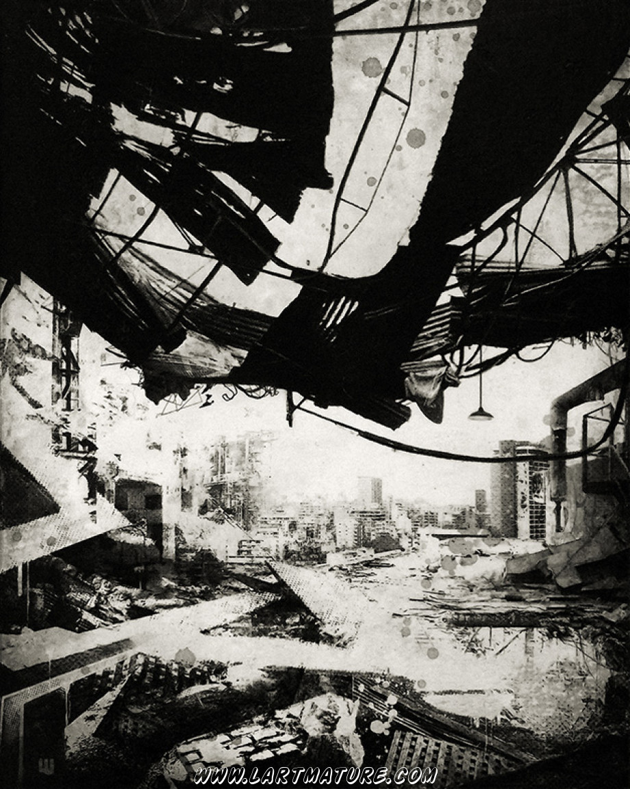 Passé décomposé - Art numérique, Peinture, Photographie, --Collage numérique de Willy Bihoreau
