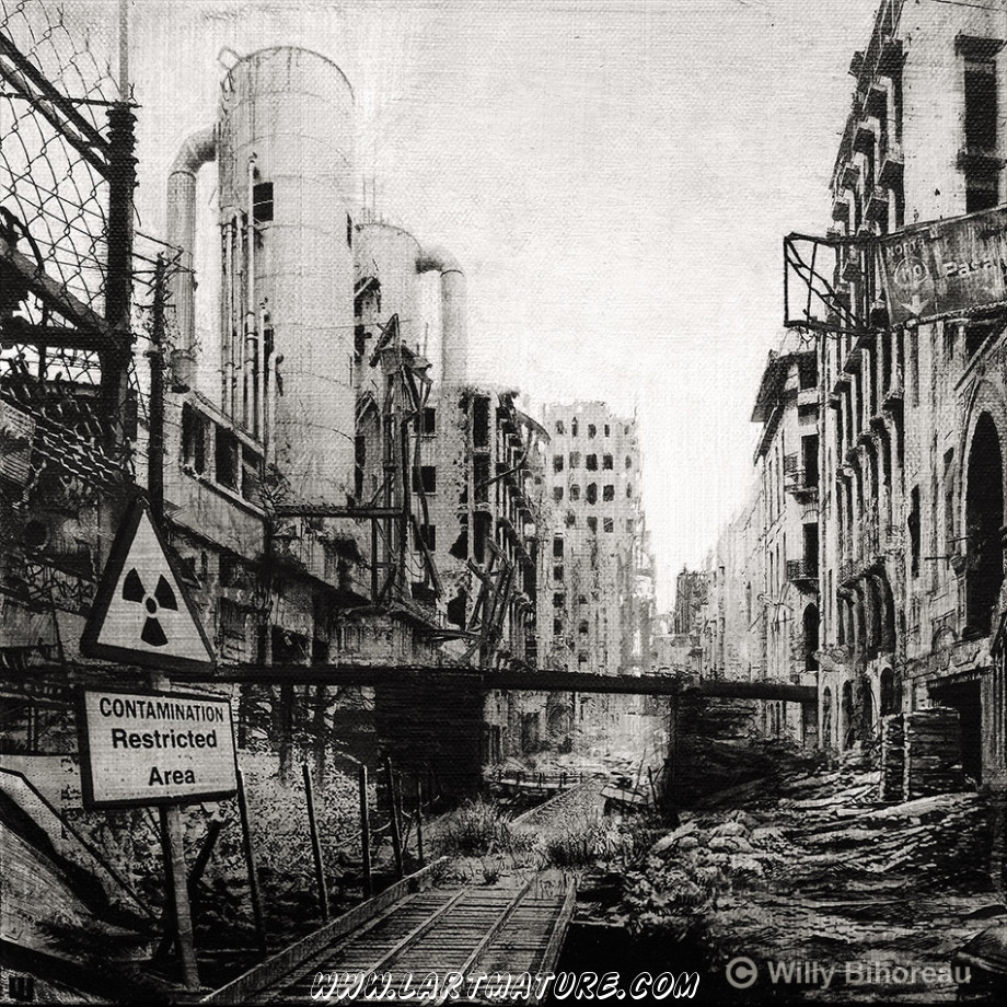 Restricted Area - Art numérique, Peinture, Photographie, --Collage numérique de Willy Bihoreau