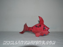 Petit Poisson sans Citron - Sculpture de Mich Mao