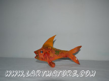 Petit Poisson sans Citron - Sculpture de Mich Mao