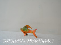 Petit Poisson sans Citron - Sculpture de Mich Mao