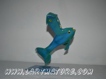 Poisson Maison - Sculpture de Mich Mao