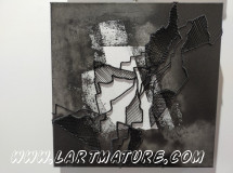 Toiles N&B - Dessin, Peinture, Sculpture, --Collage 3D de Violaine Sausset